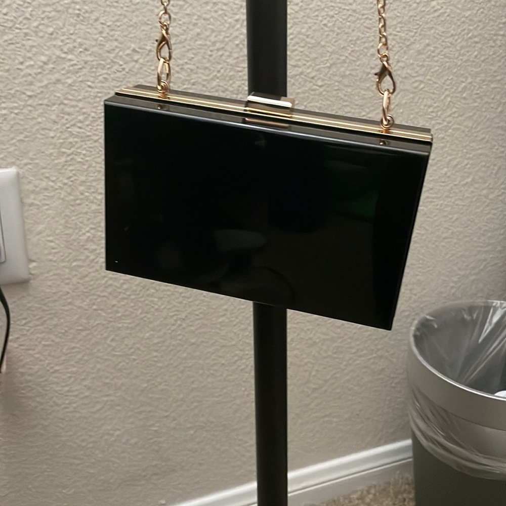 Plastic Black Purse